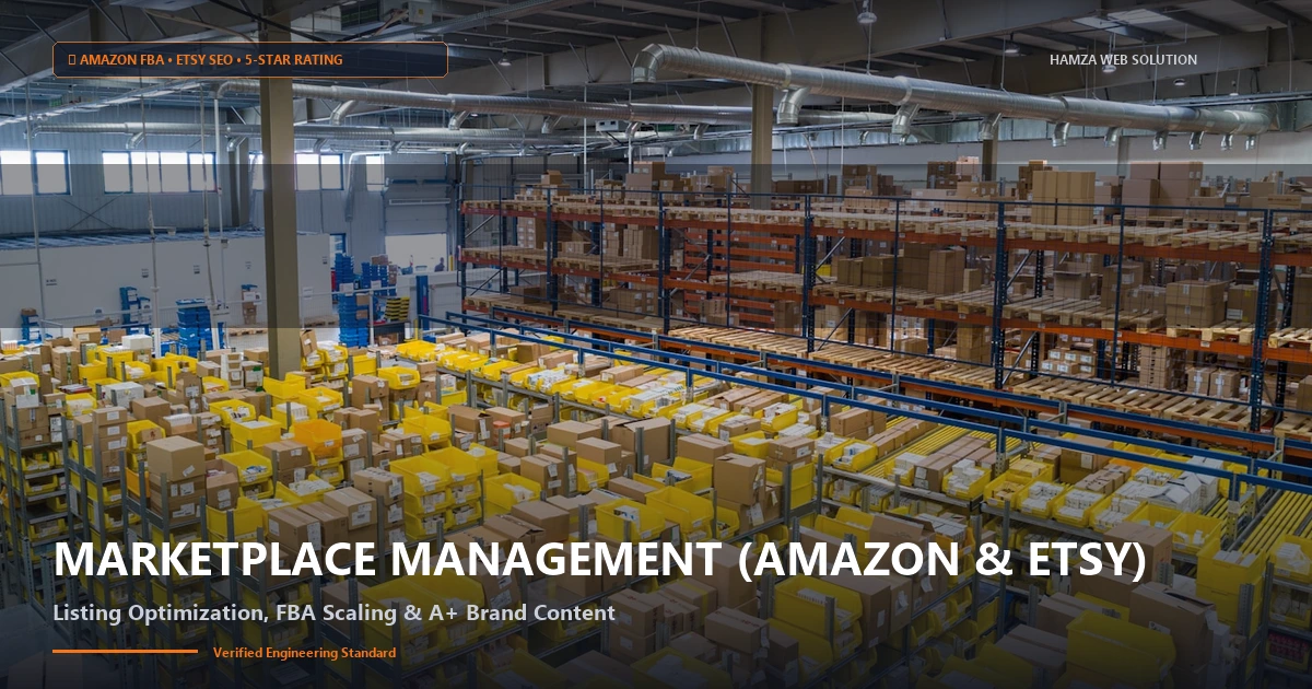 Marketplace Account Setup &amp; Management - Hamza Web Solution