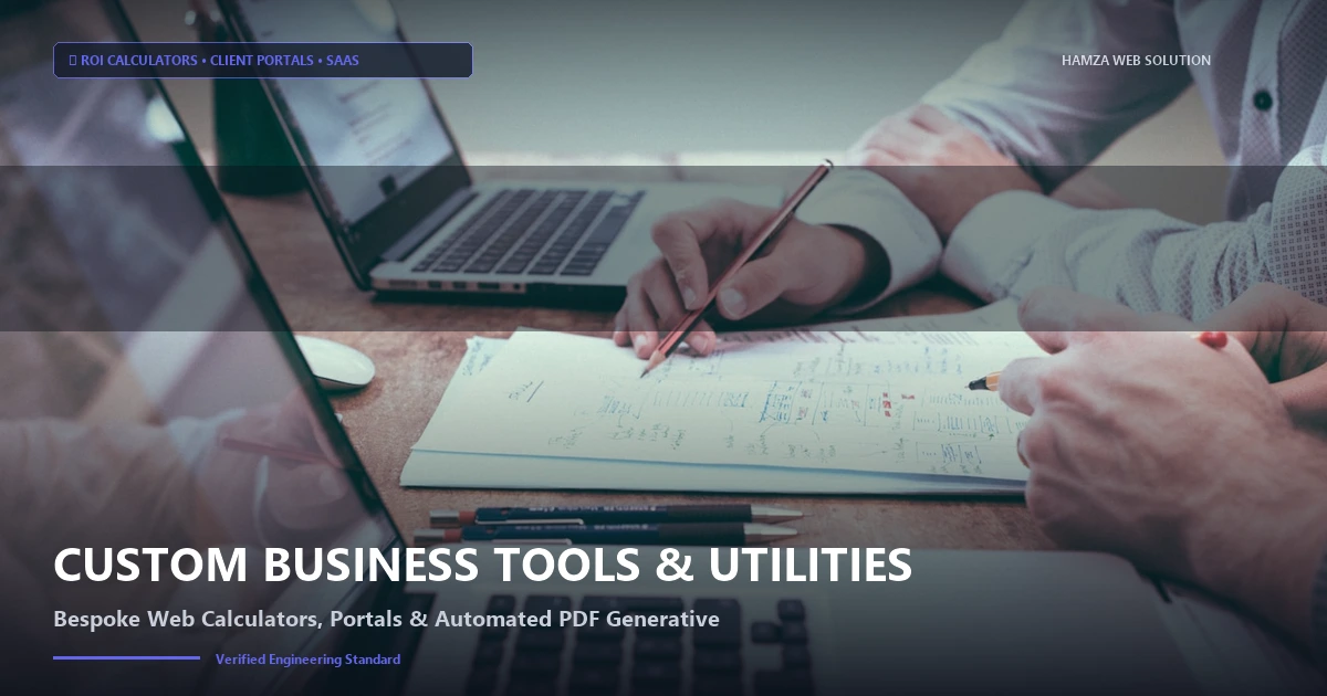 Custom Online Tools &amp; Business Utilities - Hamza Web Solution