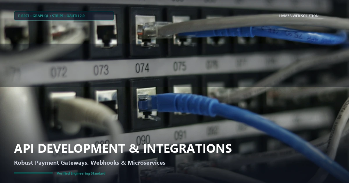 API Development &amp; Third-Party Integration - Hamza Web Solution