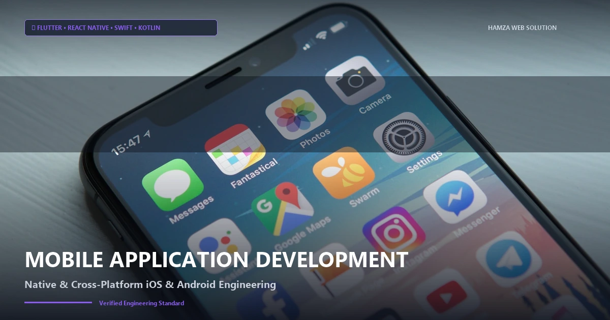 Mobile Application Development - Hamza Web Solution